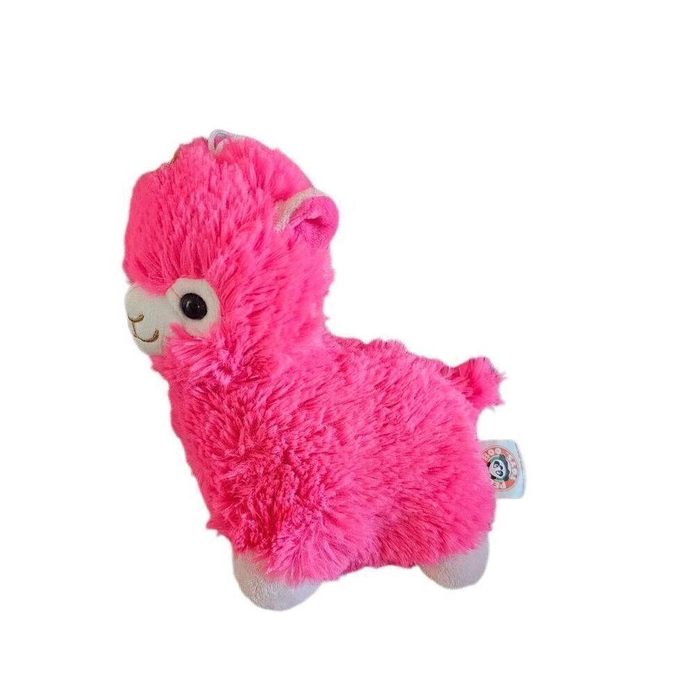 Peek A boo toys pink plush llama unicorn